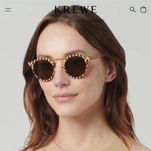 KREWE St. Louis Classics Caffe Dolce 24K Sunglasses